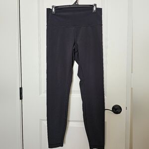 Lululemon High Rise Black Full Length Leggings Size 10 No 25